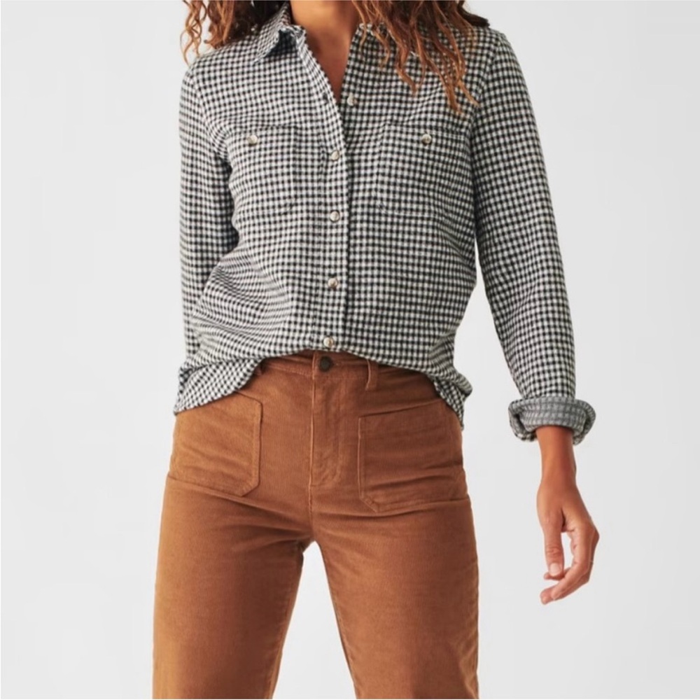 Faherty Black and White Legend Shirt - Picture 2 of 9